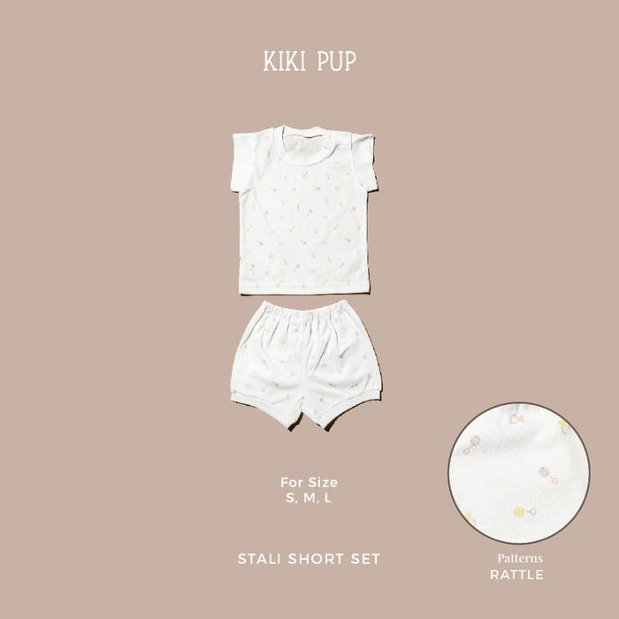 Gambar KIKI PUP - Stali Short Set (Nursery Collections) - Piyama Bayi/ Baju Bayi/ Baju Anak - Rattle,  S (4.5-7.5kg) dari Kikipup undefined Tokopedia