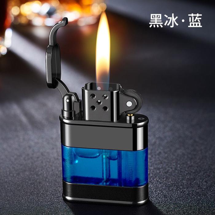 Gambar Mancis Korek Api Roda Api Gas Zhong Rui Lighter ZR-23 Murah Isi Ulang - Hitam Biru dari IGNTION LIGHTER undefined Tokopedia