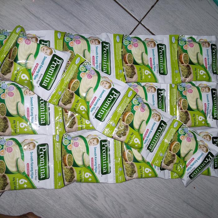 Gambar promina bubur bayi smooth kacang hijau 6+ 20gr dari HANIRA12 undefined Tokopedia