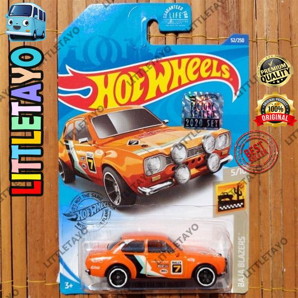 Gambar HOTWHEELS 70 FORD ESCORT RS1600 2022 BIRU MUDA GOODYEAR RALLY - 2020 FS Orange dari Littletayo Store undefined Tokopedia