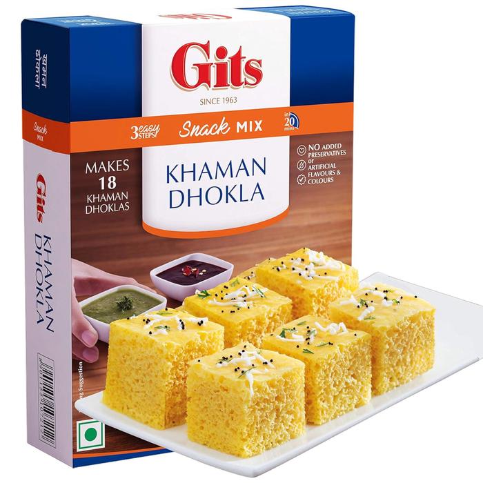 Gambar Makanan India Gits Khaman Dhokla Mix 180g dari A2Nungkysep undefined Tokopedia