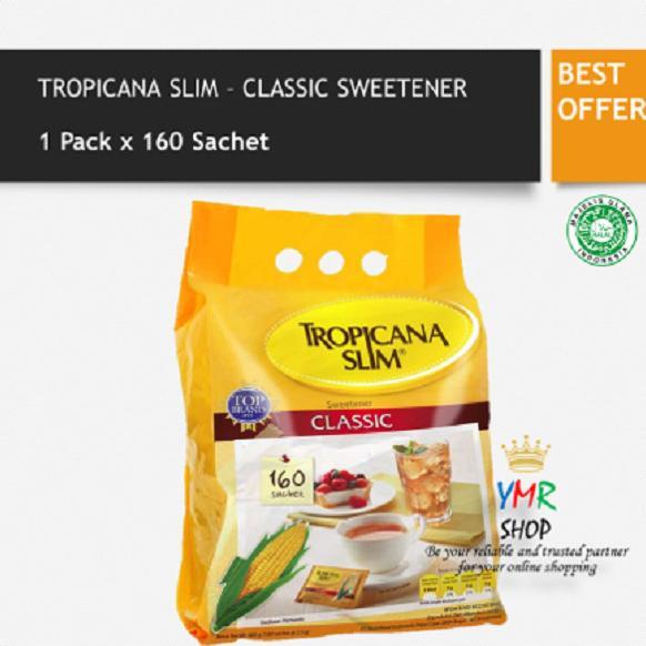 Gambar Tropicana Slim Sweetener Classic (160 Pcs) Diskon - Classic 160 Sac dari Jesonculott undefined Tokopedia