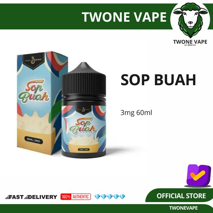 Gambar Liquid Kuah Sop Buah by Emkay Brewer 100% Authentic - 3MG 60ML dari Twoneofficial undefined Tokopedia