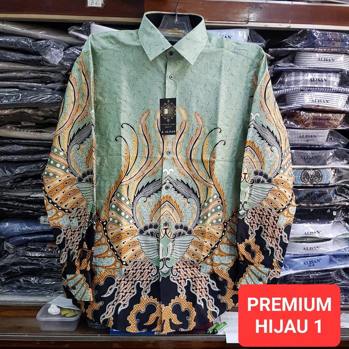Gambar BATIK ALISAN PREMIUM LENGAN PANJANG SLIM FIT - HIJAU 1, 16 dari e-Soeboer undefined Tokopedia