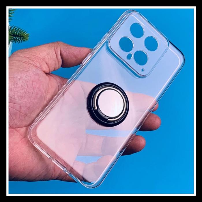 Gambar Xiaomi 14 5G Case Ume Ultra Thin Tpu Ring Original SoftCase Clear Silicone Cover Stand Magnetic Casing - UME-CLEAR+RING., XIAOMI 14 5G. dari Markas acc 88 undefined Tokopedia