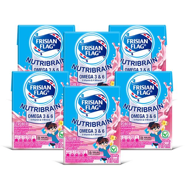 Gambar Frisian Flag Nutribrain Omega Strawberry 6 Pcs dari Diamond Supermarket undefined Tokopedia