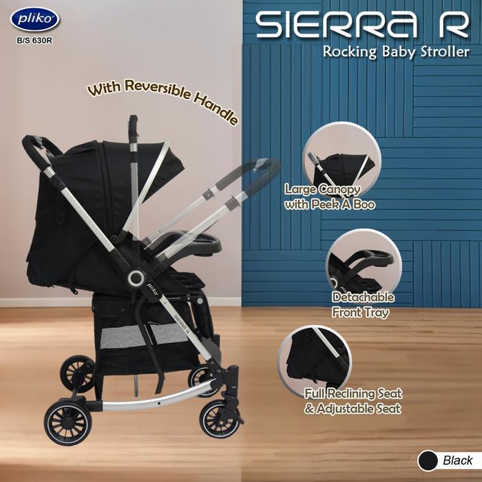 Gambar Pliko Sierra R 630 Dorongan Bayi Untuk Bayi New Born - black dari junior baby shop undefined Tokopedia