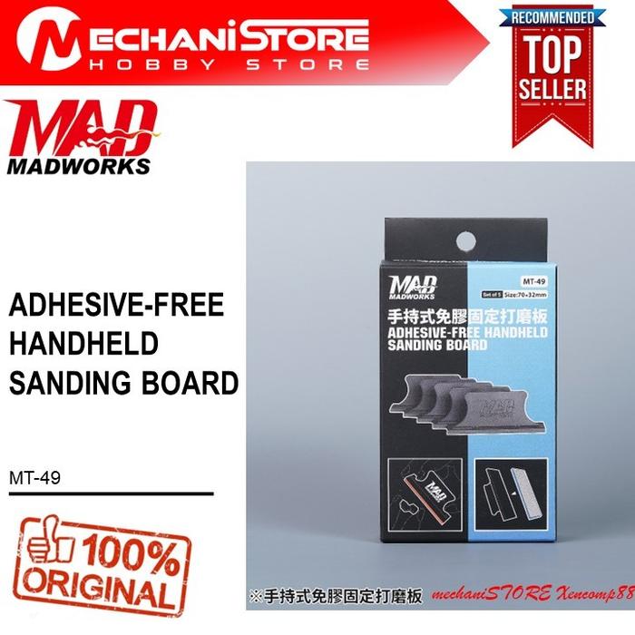 Gambar MADWORKS MT-49 Adhesive Free Handheld Sanding Board - Amplas Model Kit dari mechaniSTORE Bandung undefined Tokopedia