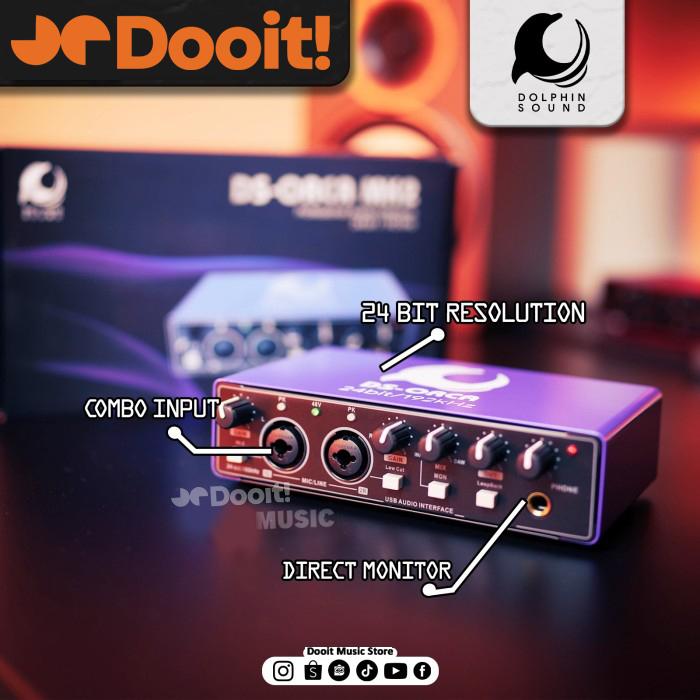 Gambar DS-ORCA DS ORCA DOLPHIN SOUND Soundcard Audio Interface - Terbaru dari Dooit Music Store undefined Tokopedia