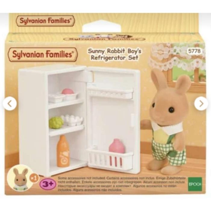 Gambar Mainan Boneka Sylvanian Families Sunny Rabbit Boy's & Refrigerator Set dari Mishana Shop undefined Tokopedia