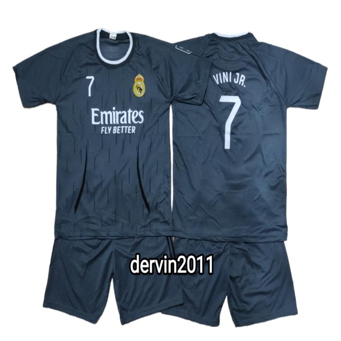 Gambar setelan baju bola anak/jersey bola/baju futsal anak - madrit abu, 4(8bln-18bln) dari derven shop undefined Tokopedia