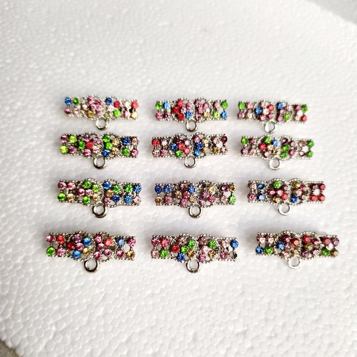 Gambar Selusin Bros Mini Pita Ring O Aksesoris Jilbab Hijab Pasmina 12pcs - PX9 SILVER-WARN dari Kampung Kerudung undefined Tokopedia