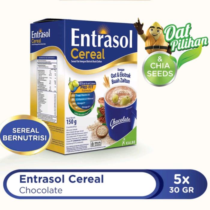 Gambar ENTRASOL QUICK START COKLAT 5X30G PER BOX dari Chika Barokah Shop undefined Tokopedia