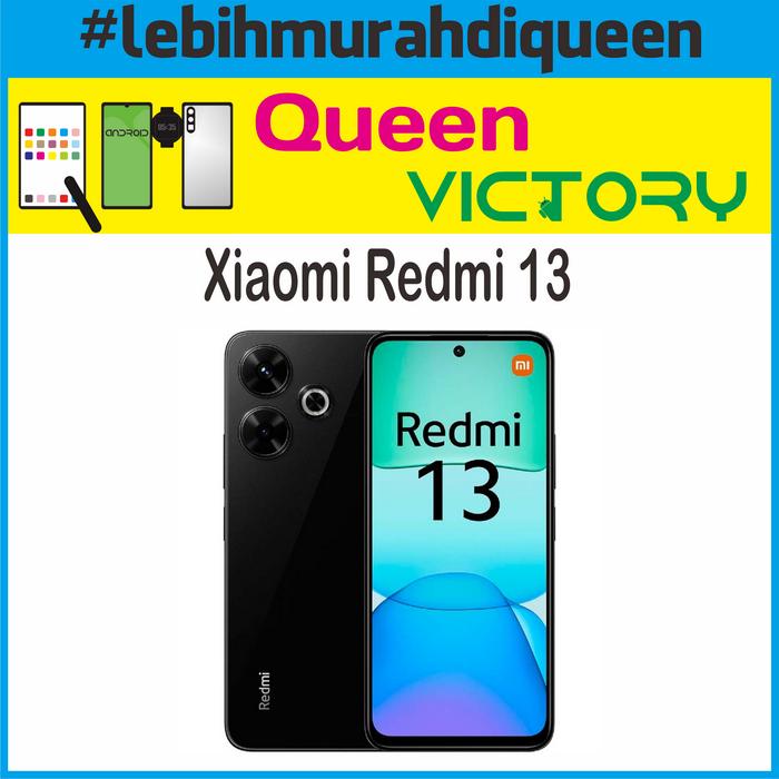 Gambar Xiaomi Redmi 13 8/128 8/256 GB Garansi Resmi XIAOMI INDONESIA - Hitam, 8/128 dari Queen Marina undefined Tokopedia