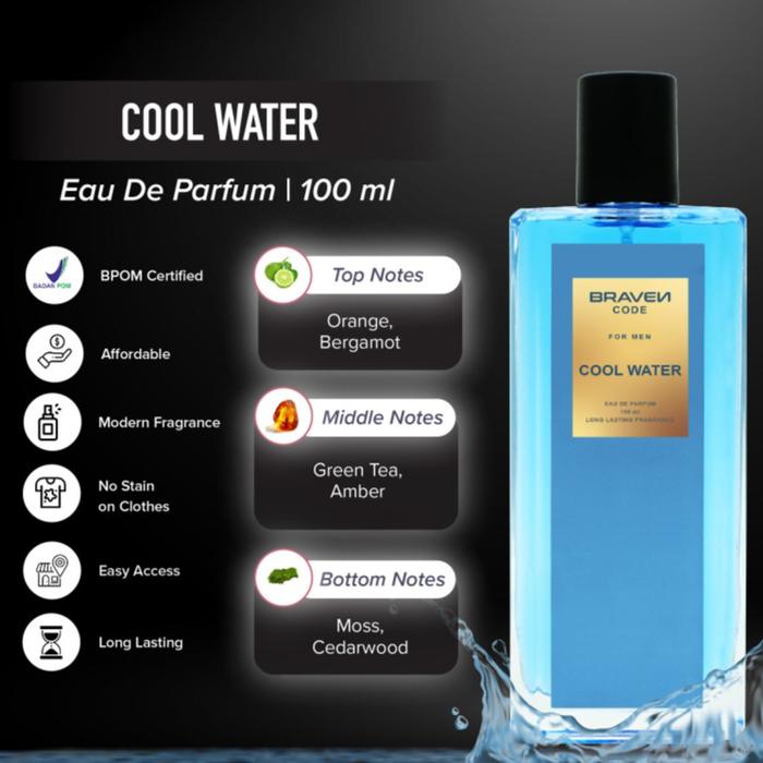 Gambar Braven Code Series 100ml Parfum Pria Cool Water dari MarOmar undefined Tokopedia