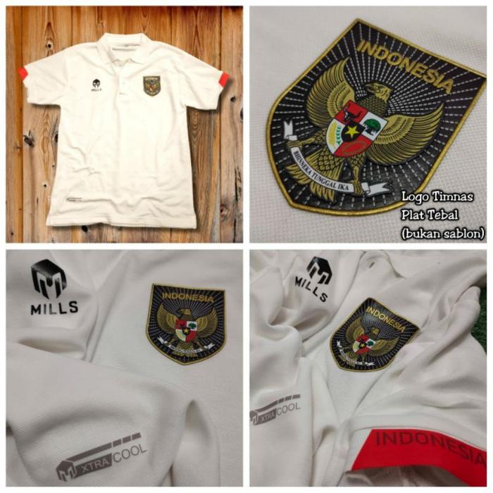 Gambar Terbaru - Polo Shirt Official Timnas Indonesia Logo Bordir Komputer - Putih, M dari ShofiyaXyraa undefined Tokopedia