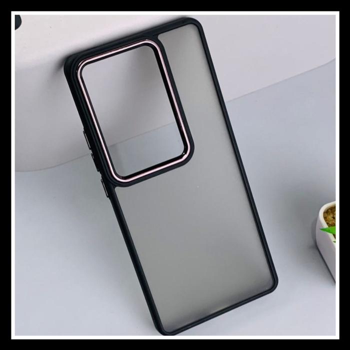 Gambar Vivo V30 / V30 Pro 5G Steel Hybrid Matte Original Hard Case Casing Cover Back Transparan Dove Bumper Soft Silicone - HITAM., VIVO V30 5G. dari Original Shop Nillkin undefined Tokopedia