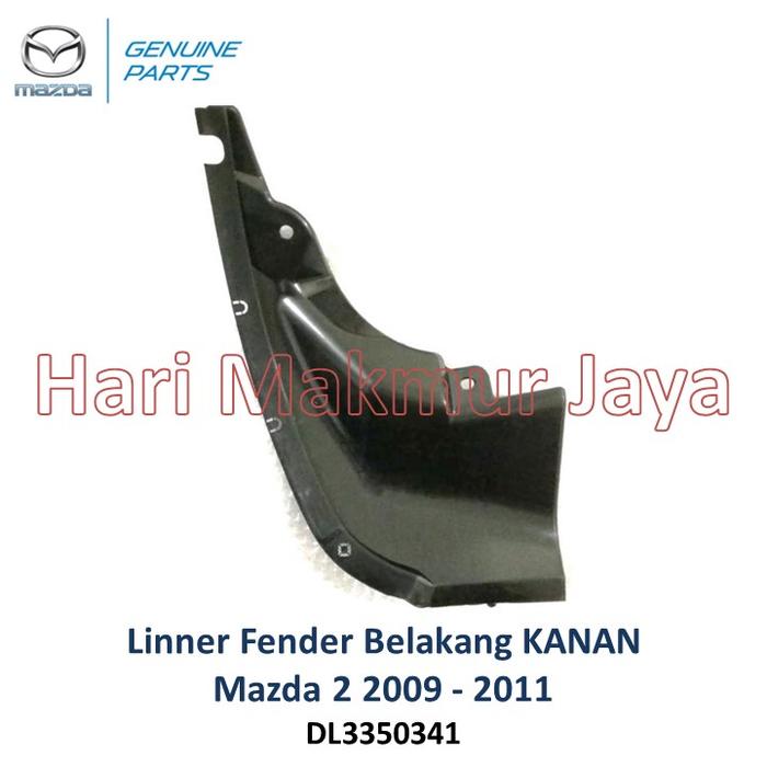Gambar Linner Fender Belakang Inner Spakbor MAZDA 2 2009 2010 2011 2012 kanan kiri mazda2 non skyactiv - KANAN dari Hari Makmur Jaya_NEW undefined Tokopedia