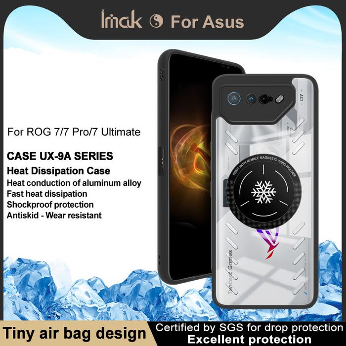 Gambar Case Asus ROG Phone 7/Pro/Ultimate IMAK UX-9A Hybrid Heat Dissipation Casing dari PusatGadget undefined Tokopedia