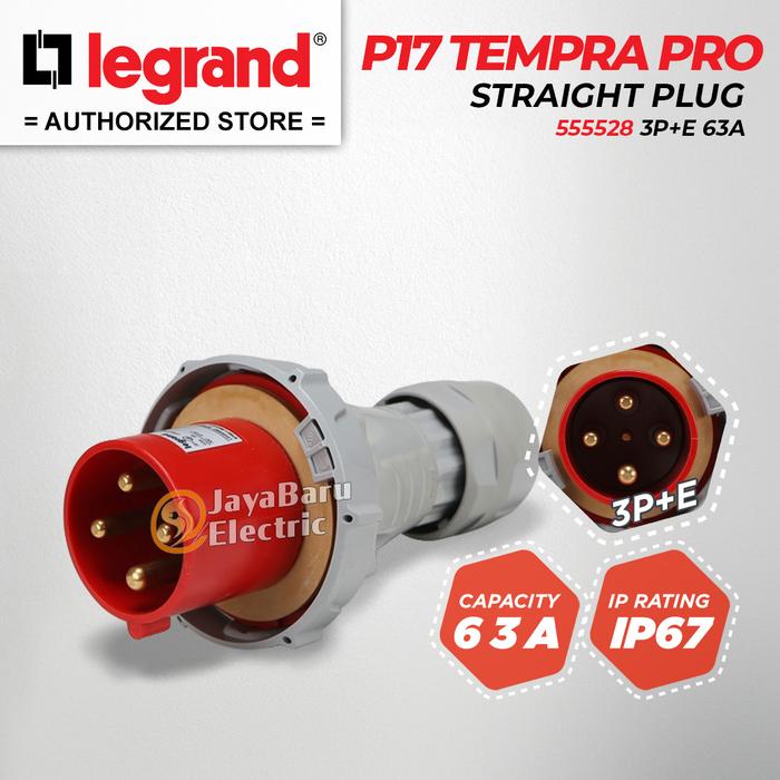 Gambar Legrand Paket 1 Set Plug Surface Mounting Socket 3P+E / 4 Pin 63A - Plug dari Sinar Jaya Baru_NEW undefined Tokopedia