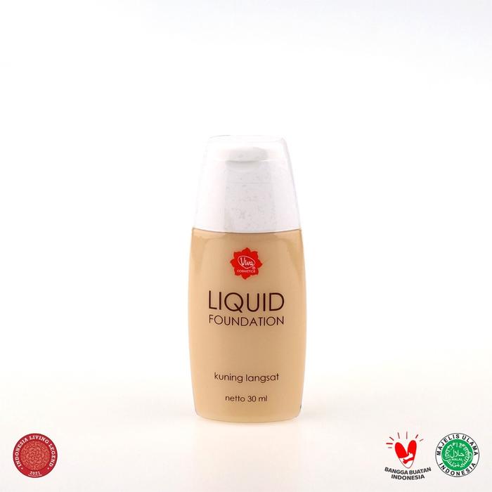 Gambar Viva Liquid Foundation (Kuning Langsat/Kuning Pengantin/Natural) 30ml - Kuning Langsat dari Toko Glow Cosmetic undefined Tokopedia