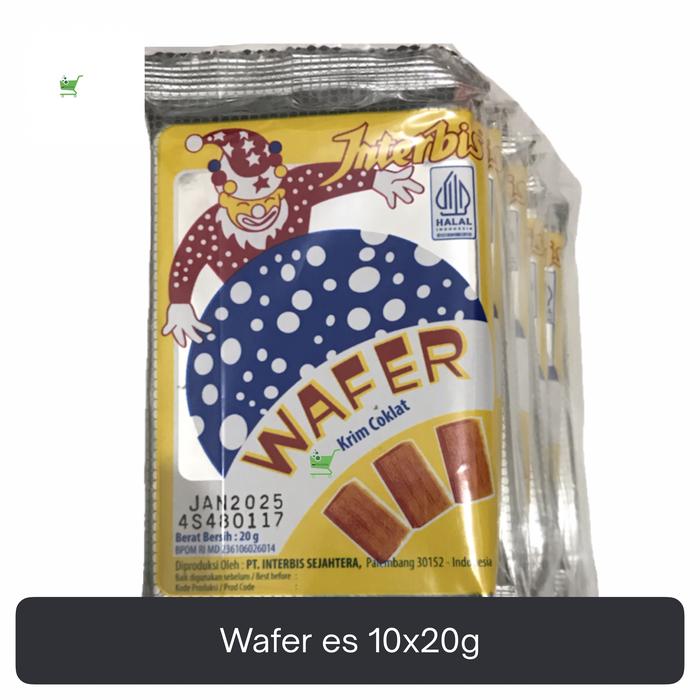 Gambar Biskuit Wafer Interbis Peanut Pineapple Wafer ES - Wafer es 10x20g dari laidea undefined Tokopedia