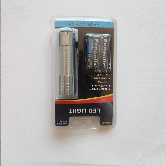 Gambar 9 LED Senter mini, senter kecil, senter pocket/saku - Silver dari Yaroh aksesoris undefined Tokopedia