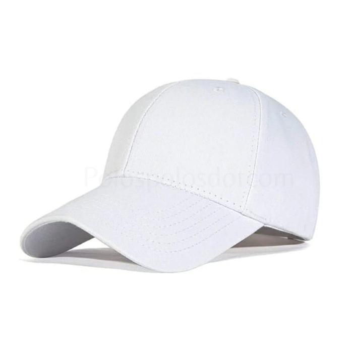 Gambar Topi Putih Pria Wanita Topi Baseball Cod - Putih dari polospolosdotcom undefined Tokopedia