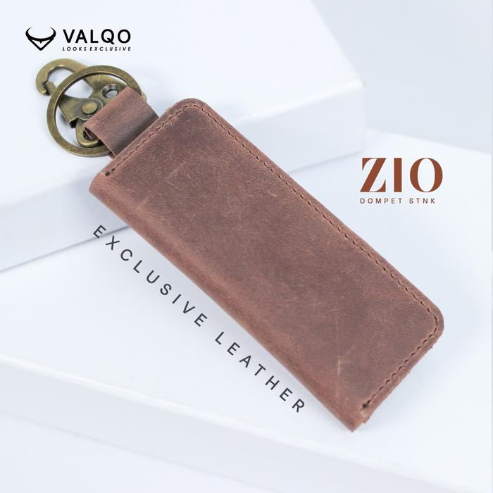 Gambar ZIO Gantungan Kunci Dompet STNK Mobil Motor Kulit Mini - Cokelat CH, Polos dari Killua Adventure undefined Tokopedia