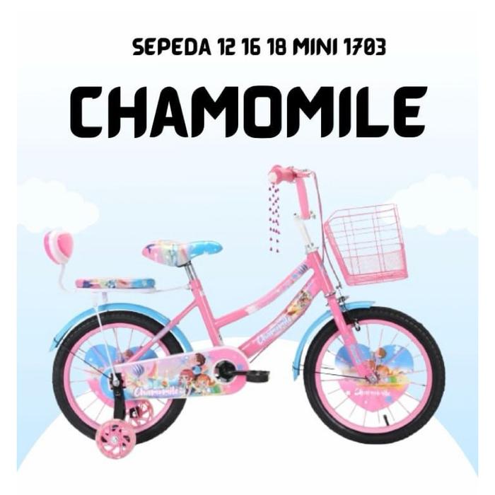 Gambar SEPEDA ANAK / MINI PEREMPUAN CHAMOMILE 1703 SEPEDA - PINK BIRU, 18 dari M.J.BIKE undefined Tokopedia