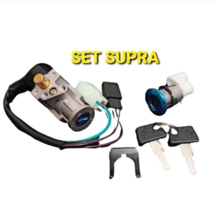 Gambar Kunci kontak set plus jok Supra 100 lama Supra x 100 lama Supra fit lama old komplit dari kwan7 undefined Tokopedia