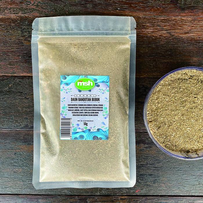 Gambar Daun Bandotan Bubuk - 50G dari MSH REMPAH undefined Tokopedia