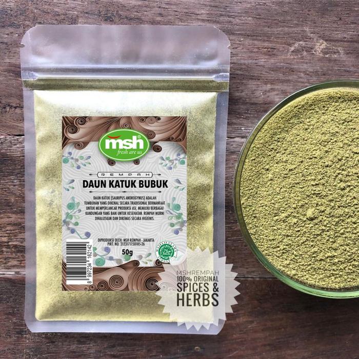 Gambar Daun Katuk Bubuk - 50G dari MSH REMPAH undefined Tokopedia
