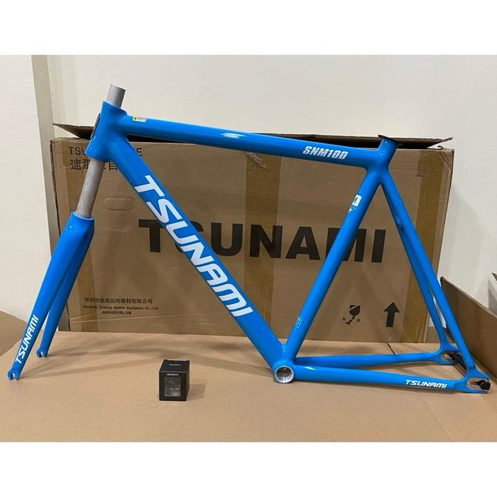 Tsunami Fixie Aluminio Frameset Tsunami Alloy Sepeda Fixie Snm 100