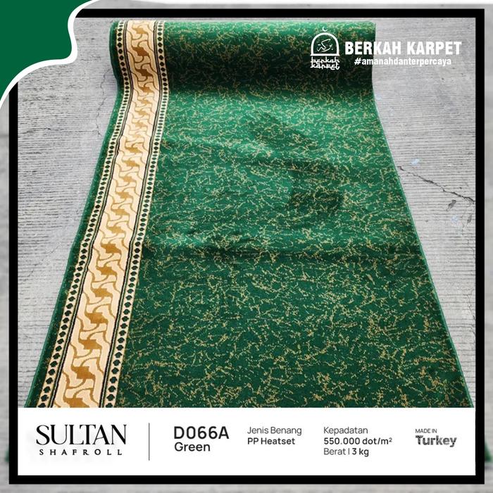 Gambar KARPET SAJADAH MASJID SULTAN TURKI - MOTIF 1 HIJAU dari TOKO BERKAH KARPET. undefined Tokopedia
