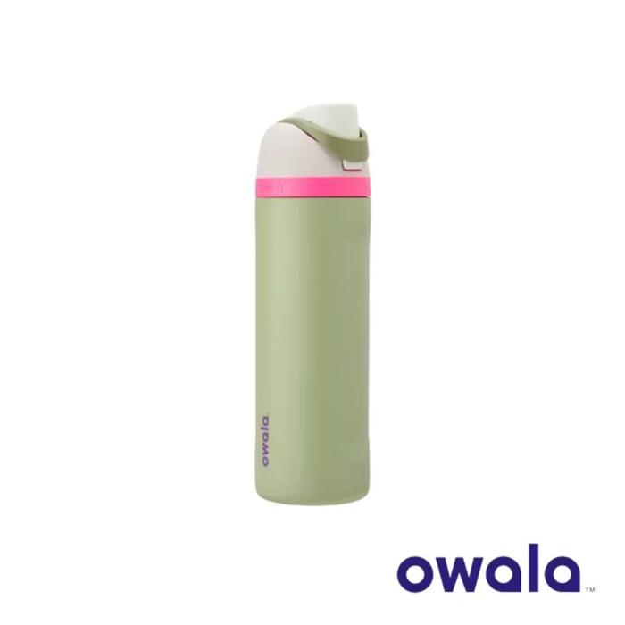 Gambar [READY STOCK!!] Owala FreeSip Insulated Stainless-Steel Water Bottle 24oz (709ml) - Neo Sage dari Cayden by Acie undefined Tokopedia