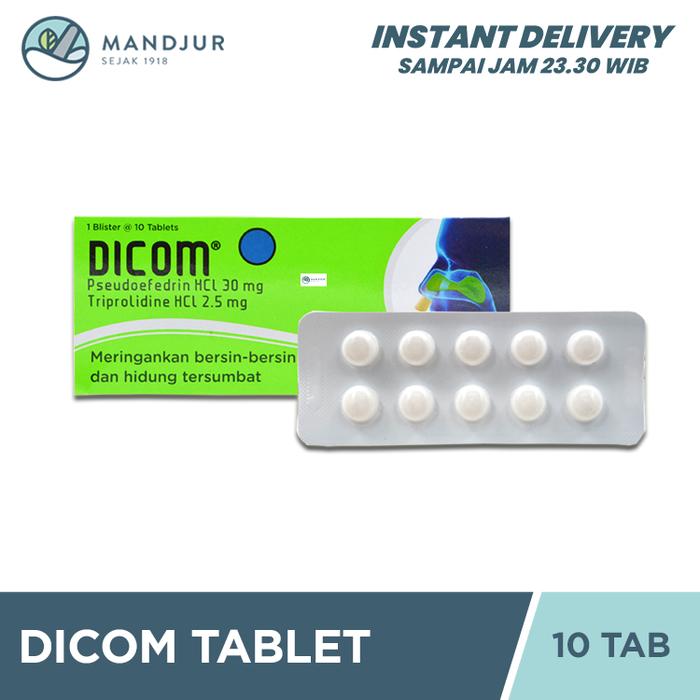 Gambar Dicom 10 Tablet - Pereda Hidung Tersumbat dari Apotekmandjurofficial undefined Tokopedia