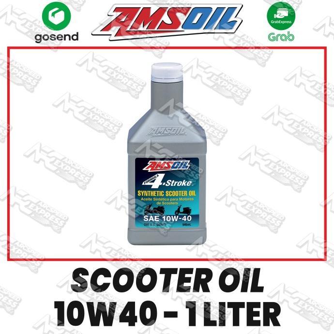 Gambar Oli Amsoil Scooter Metric Motorcycle 4T 10w40 20w50 100% Fullsynthetic murah - Scooter Oil dari teguhwand undefined Tokopedia