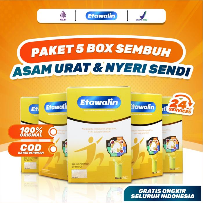 Gambar READY STOCK PAKET 5 BOX ETAWALIN Susu Kambing Etawa Tingkatkan Kepadatan Kesehatan Tulang Sendi Susu Anti Asam Urat Rematik Reumatik Nyeri Sendi dari Susu Etawalin Store Surabaya undefined Tokopedia