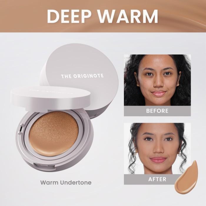 Gambar The Originote High Cover Serum Cushion - DEEP WARM dari MearaKosmetik undefined Tokopedia