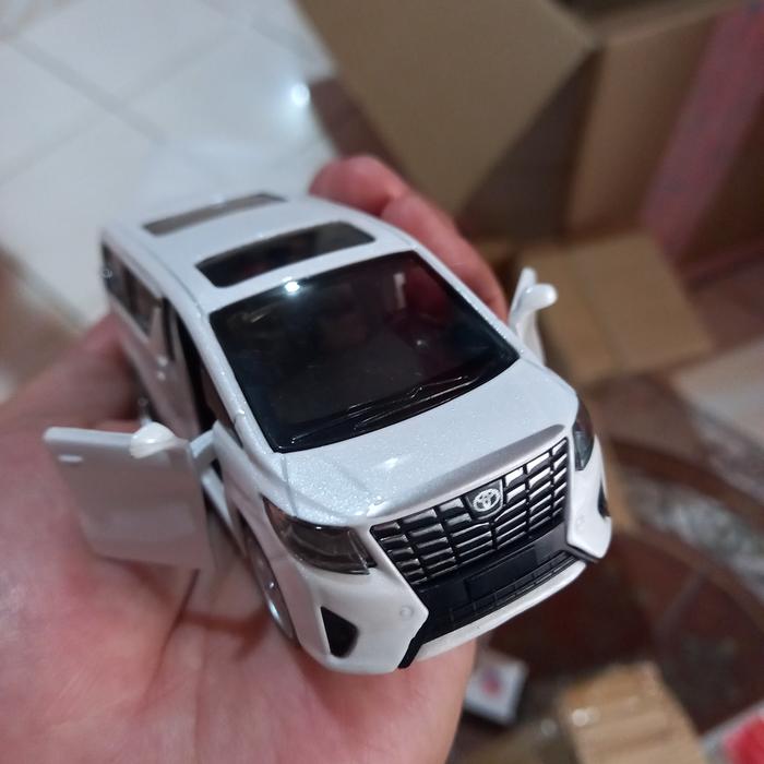 Gambar DIECAST MINIATUR MOBIL TOYOTA ALPHARD 1:43 PUTIH - Putih dari Nominomi undefined 4 Tokopedia