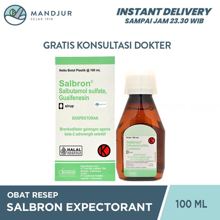Gambar Salbron Expectorant 100 ml / Asma / Sesak Napas / Batuk dari Apotekmandjurofficial undefined Tokopedia