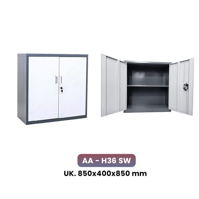 Gambar Lemari ACERO Lemari Arsip ACERO Lemari Besi ACERO Lemari Kantor ACERO - Swing H36SW, Non Rakit dari AlfaproID undefined Tokopedia