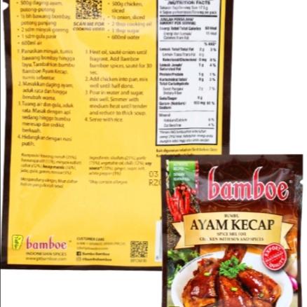Gambar Bamboe Export Bumbu Dapur All Variant Rendang Gule Kare Semur Rawon Lodeh Soto dll - Ayam Kecap, Bamboe Export dari Nutriforhealth undefined Tokopedia