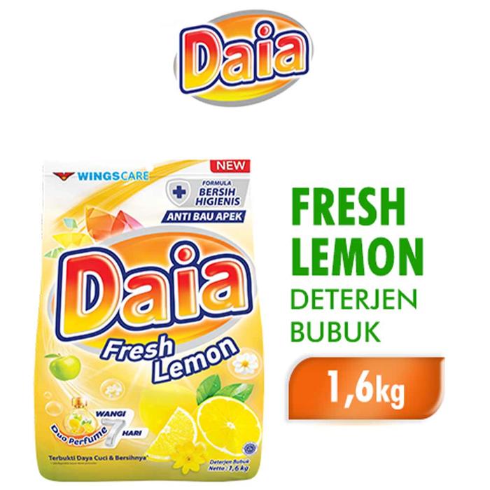 Gambar Daia Deterjen Bubuk 1.6kg - LEMON dari grandtoserba makassar undefined 2 Tokopedia