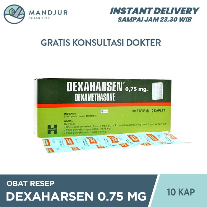 Gambar Dexaharsen 0.75 mg 10 Kaplet / Antiradang dari Apotekmandjurofficial undefined Tokopedia