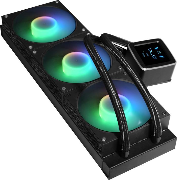 Gambar KYO SAMA LD360 2.8" inch ARGB AIO Liquid Cooling LCD DISPLAY AIO 360mm BLACK WHITE - BLACK dari KYO Indonesia_NEW undefined Tokopedia