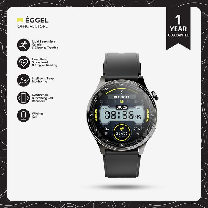 Gambar Eggel Tempo 4R SmartWatch / Smart Watch / SmartBand with Wireless Call - Tempo 4R dari EGGEL Audio undefined Tokopedia