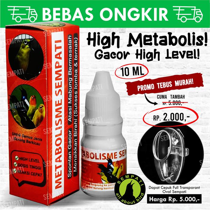 Gambar FRECPK METABOLISME SEMPATI VITAMIN OBAT PENGGACOR GACOR BURUNG FIGHTER - FRE CPKSMPTI05 dari Sempati Bird Shop undefined Tokopedia