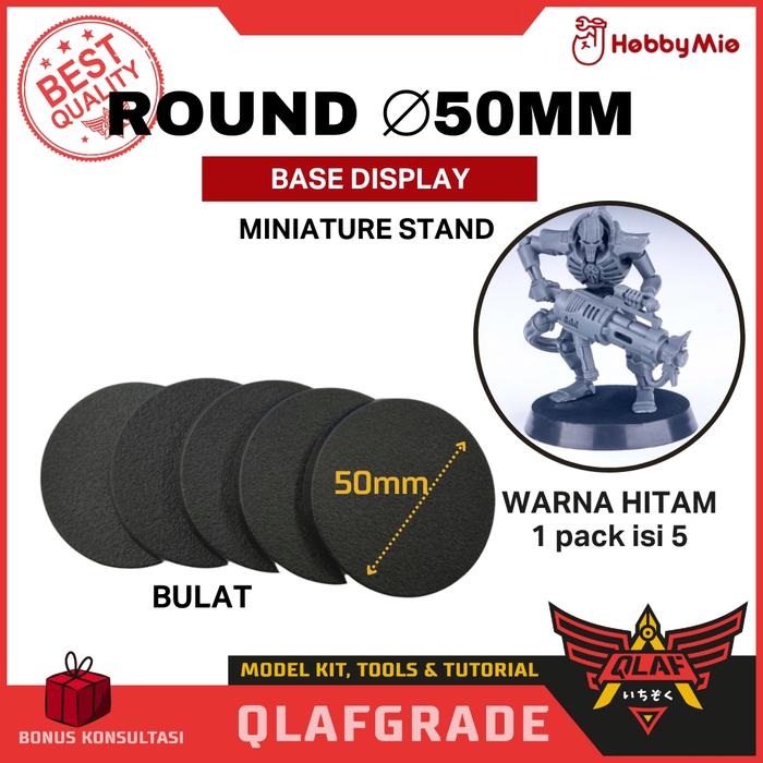 Gambar Stand Base Display Round Ellipse Hobby mio - alas diorama gundam warhammer statue miniature figure varian - Round 50mm dari Wahkhilaf undefined Tokopedia
